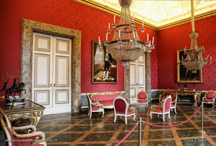 Reggia di Caserta seconda anticamera salotto di gioacchino joachim murat