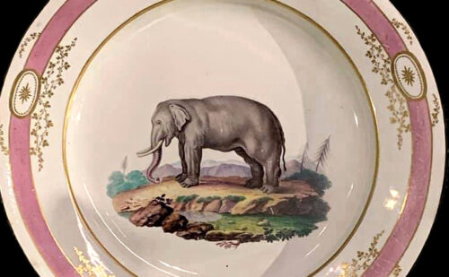 reggia di caserta villa portici servizio porcellana piatti ferdinandea elefante capodimonte