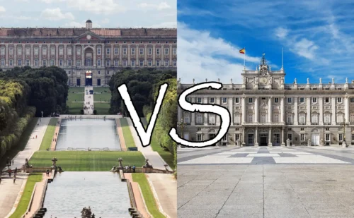 Reggia di Caserta vs palazzo reale di madrid