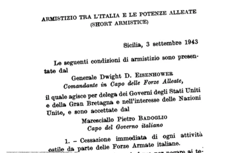 resa di caserta - armistizio di cassibile