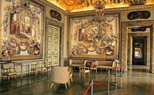 Restauro Arazzi 4 Reggia Di Caserta Wat 1 500x309, Palace of Caserta Unofficial