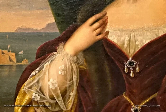 Ritratto Della Regina Maria Teresa DAsburgo Teschen In Borbone Dettaglio, Reggia di Caserta Unofficial