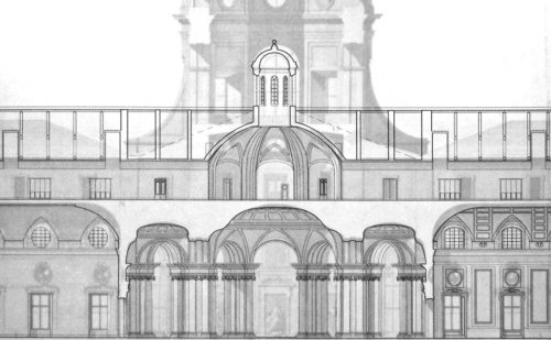 Scalone Progetto 13 1 500x309, Palace of Caserta Unofficial