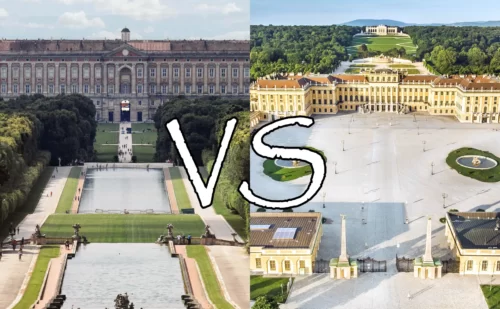 sfondo pagina indice confronto Reggia di Caserta vs schonbrunn