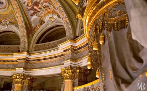 teatro di corte della Reggia di Caserta - soffitto - dettaglio