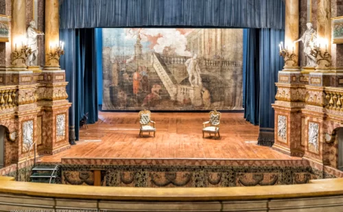teatro di corte della Reggia di Caserta - vista dal palco reale