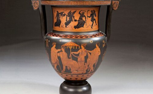 vaso in ceramica giustiniani