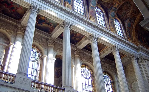 versialles, cappella vista laterale